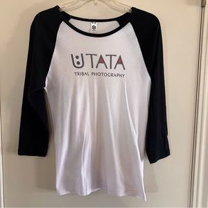 American Apparel T-Shirt Size XL UTATA TRIBAL PHOTOGRAPHY Design